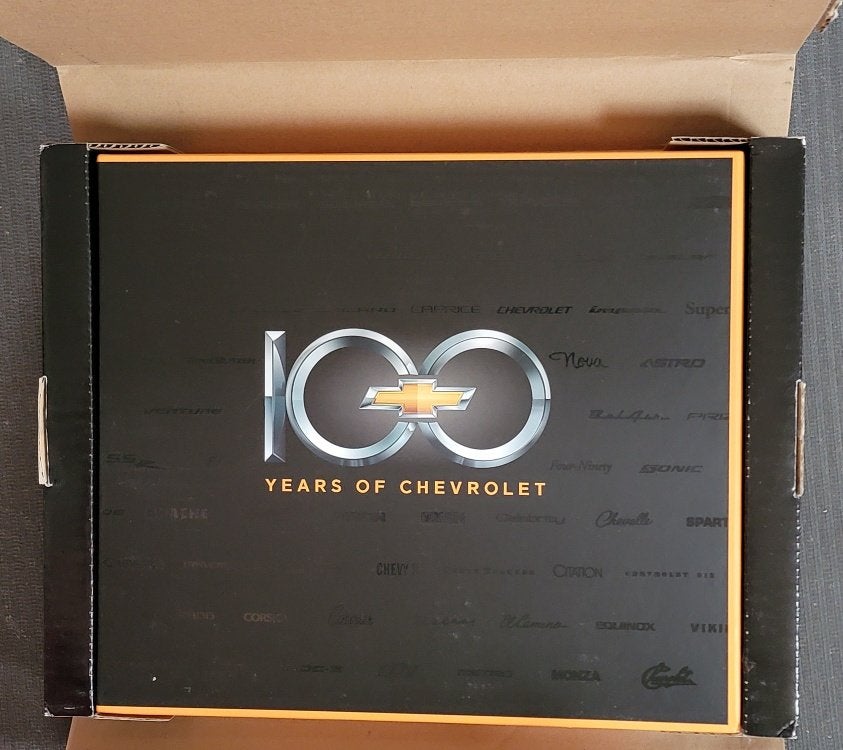 100 Years of Chevrolet Commemorative Book w/ Documents